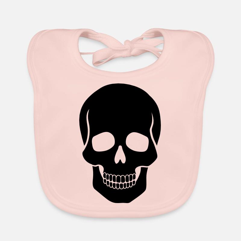 Skull Baby Bio-Lätzchen