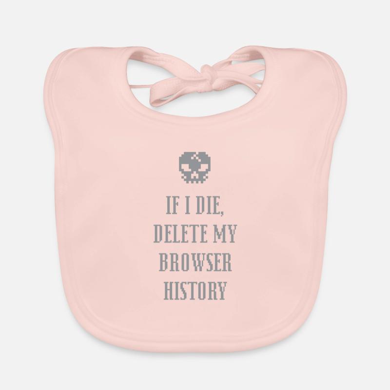 Internet WWW Webmaster Computer Nerd Geschenk Baby Bio-Lätzchen