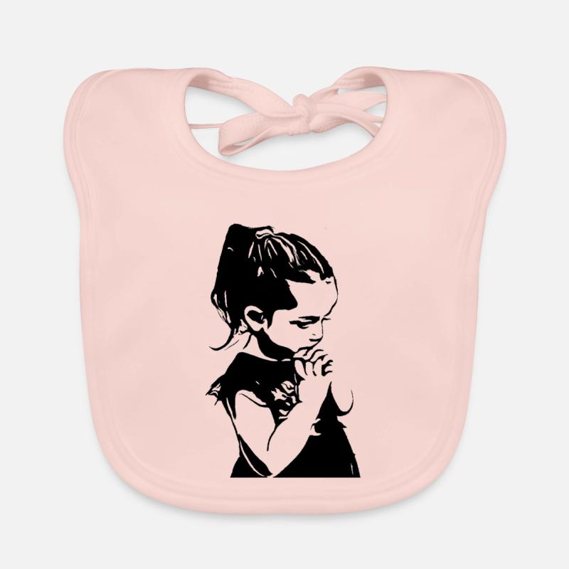 fille Bavoir bio Bébé