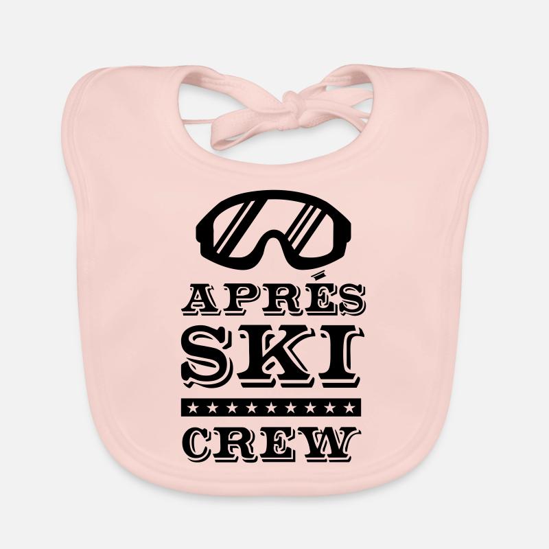 apres ski crew brille Baby Bio-Lätzchen