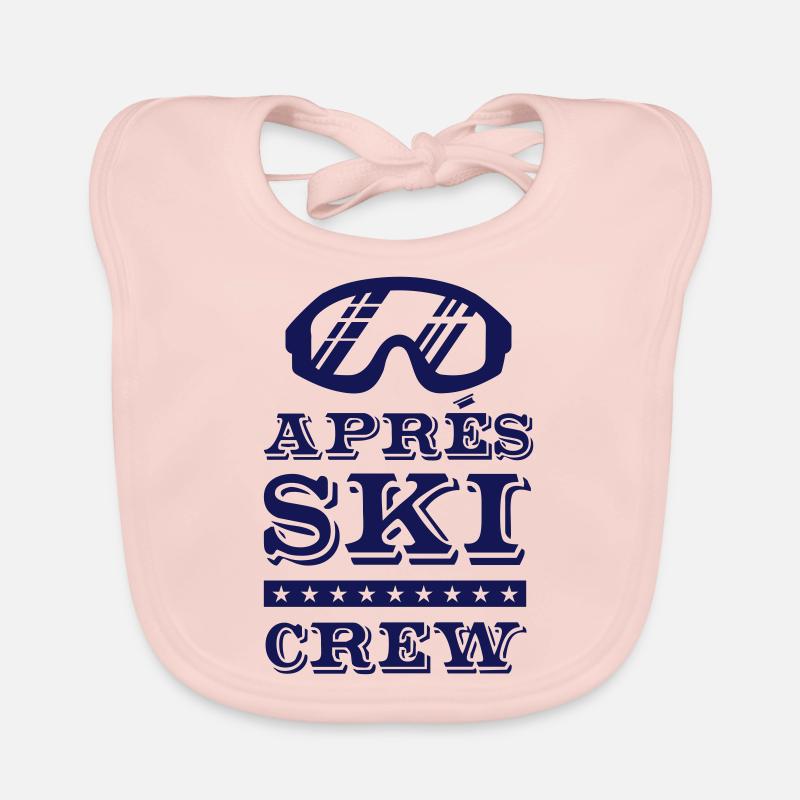apres ski crew brille Baby Bio-Lätzchen