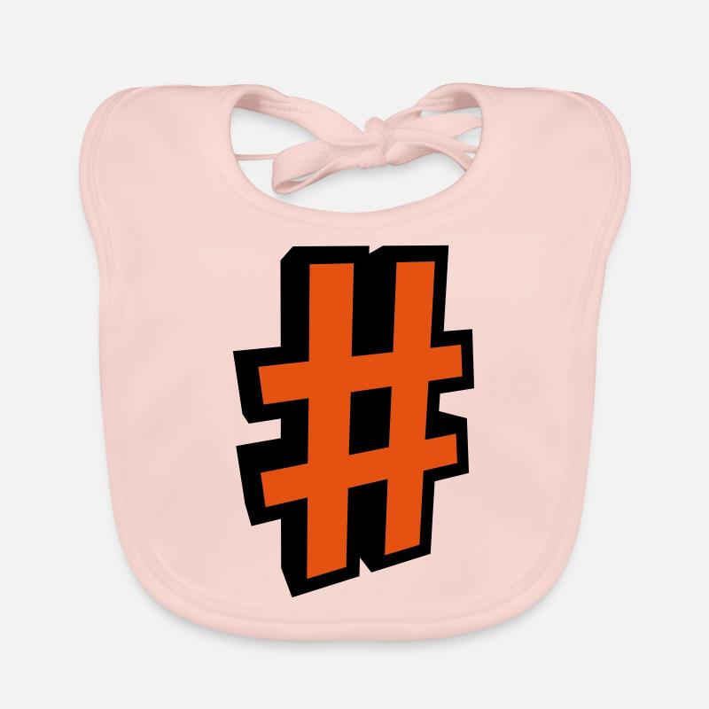 HASHTAG Baby Bio-Lätzchen