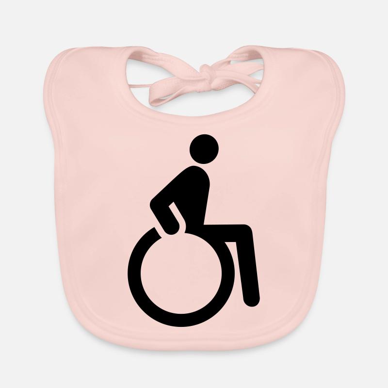 Rollstuhl Baby Bio-Lätzchen