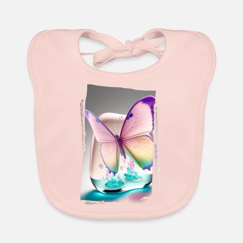 Melting butterfly Organic Baby Bibs