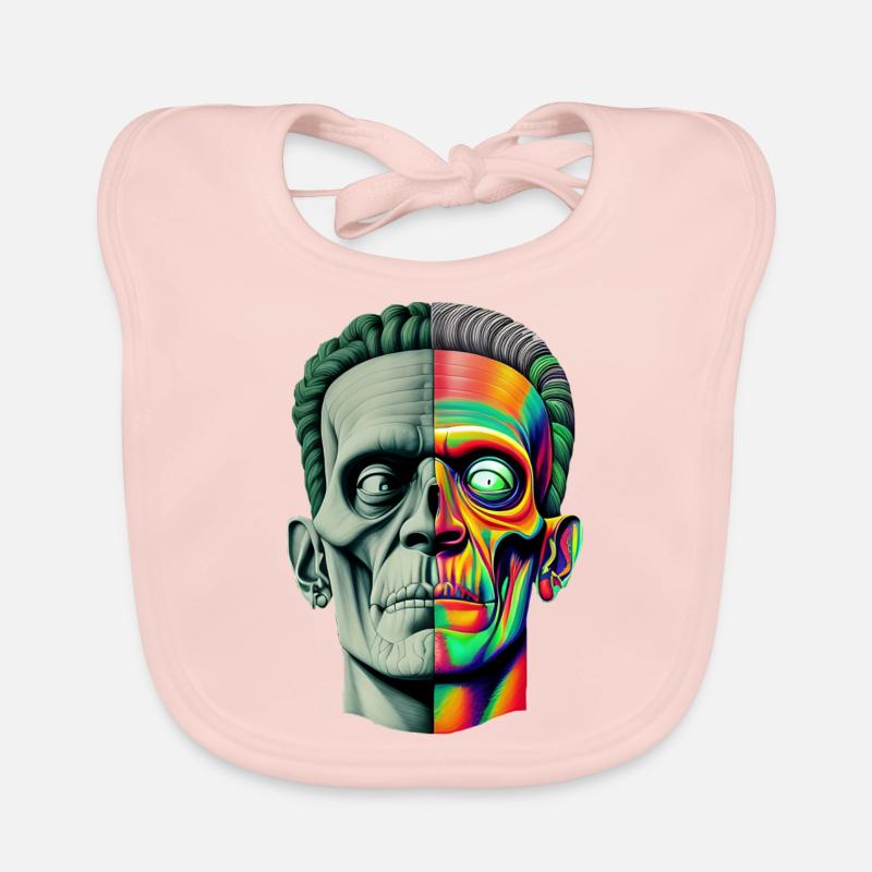 Zombie-Hipster Baby Bio-Lätzchen