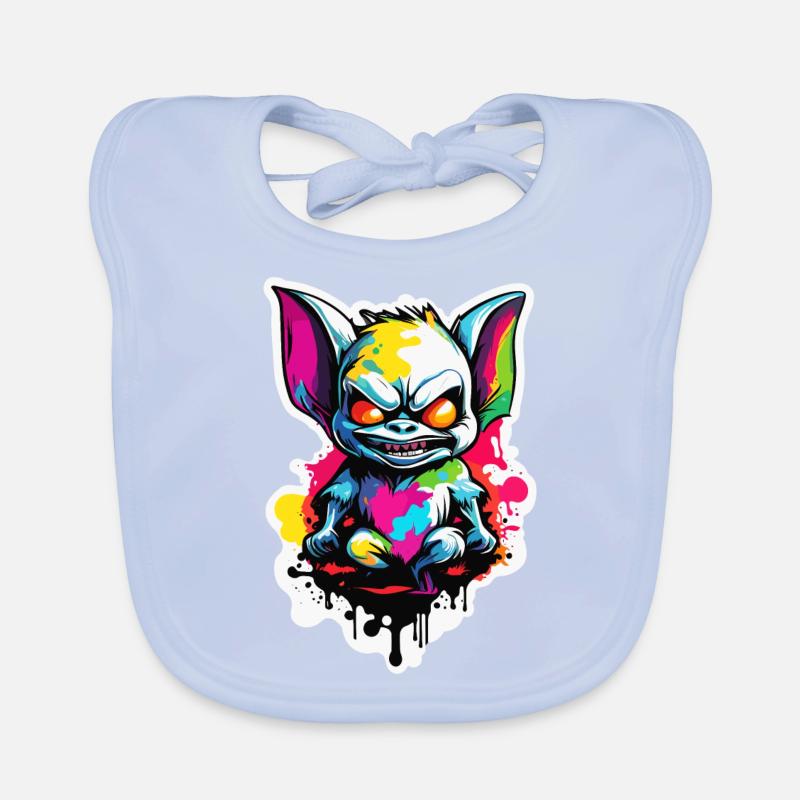 Bat / Vampire / Dracula / Animal / Halloween Organic Baby Bibs