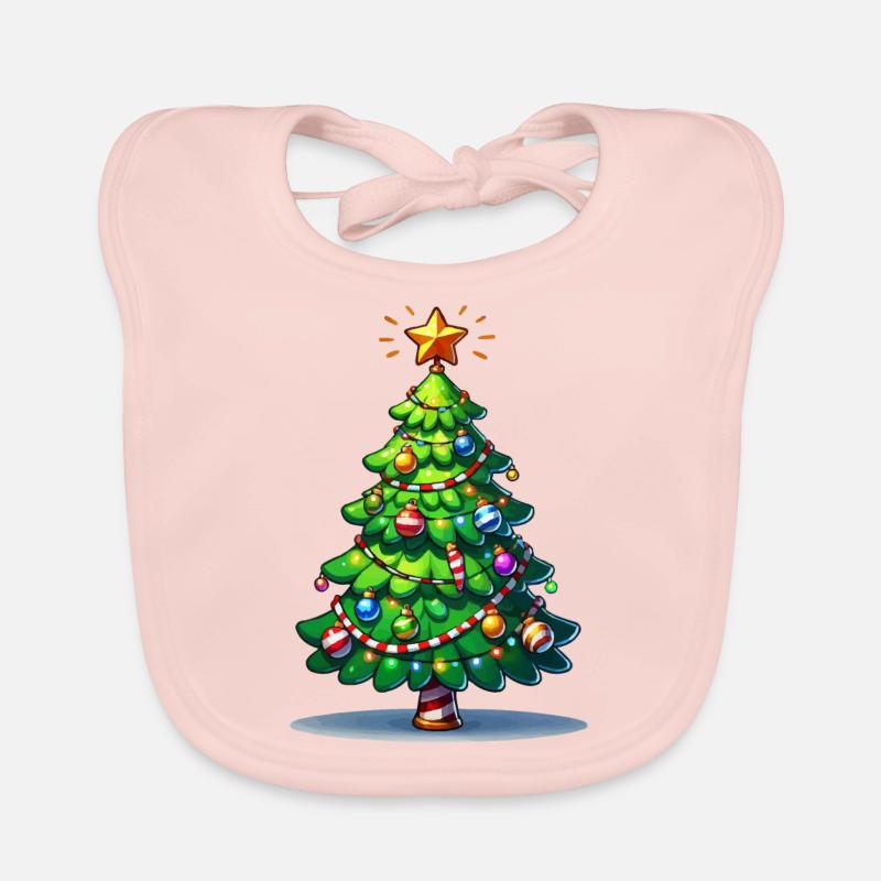 Fir tree Organic Baby Bibs