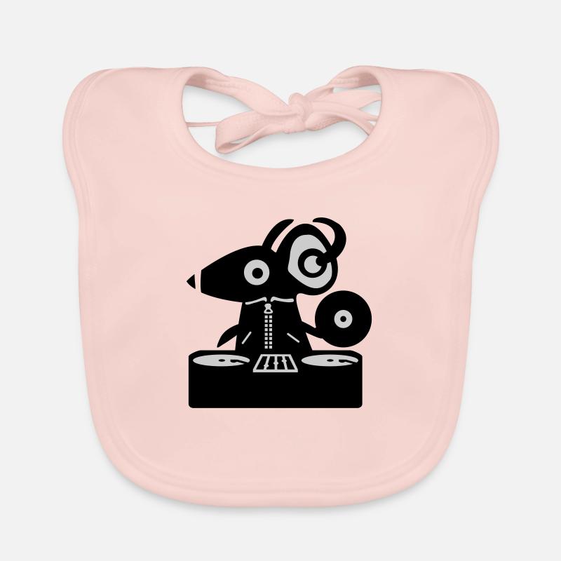 Maus DJ - Ratte Baby Bio-Lätzchen