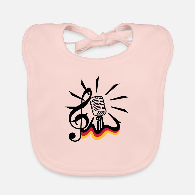 clef et micro / clef 'n mic (3c) Bavoir bio Bébé