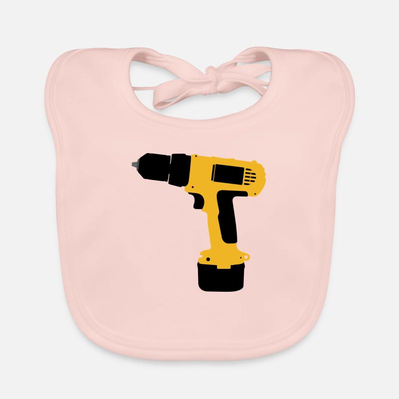 drilling machine Organic Baby Bibs
