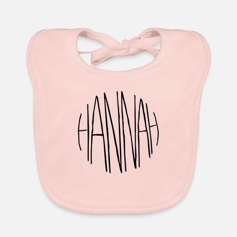 Hannah Geschenk - Baby Bio-Lätzchen - Rose