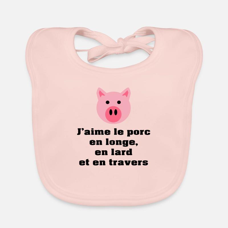 longe-lard-travers (couleur) Bavoir bio Bébé