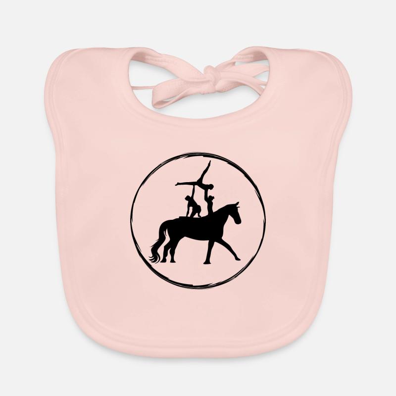 Vaulting horse Organic Baby Bibs