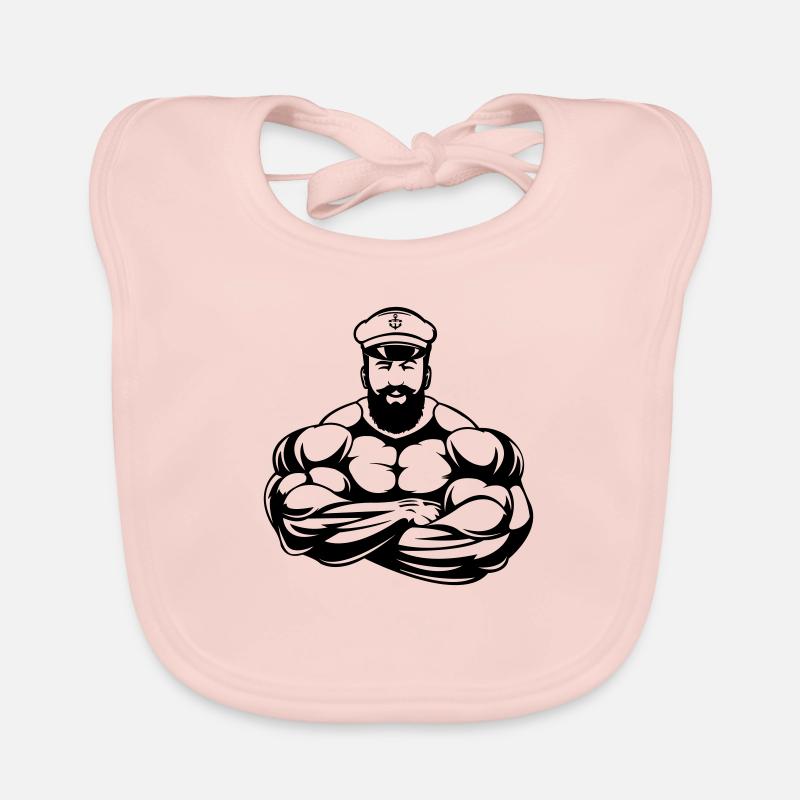 Strong Captain Baby Bio-Lätzchen