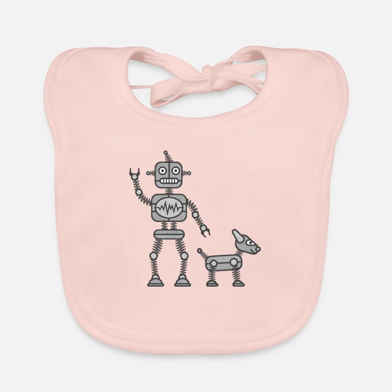 Roboter Baby Bio-Lätzchen