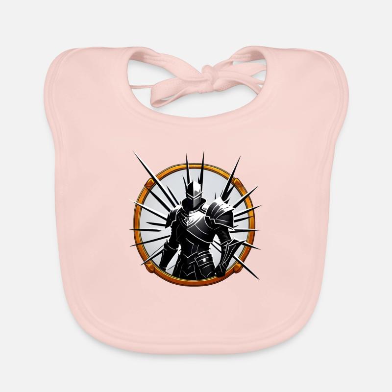 Fierce knight Organic Baby Bibs