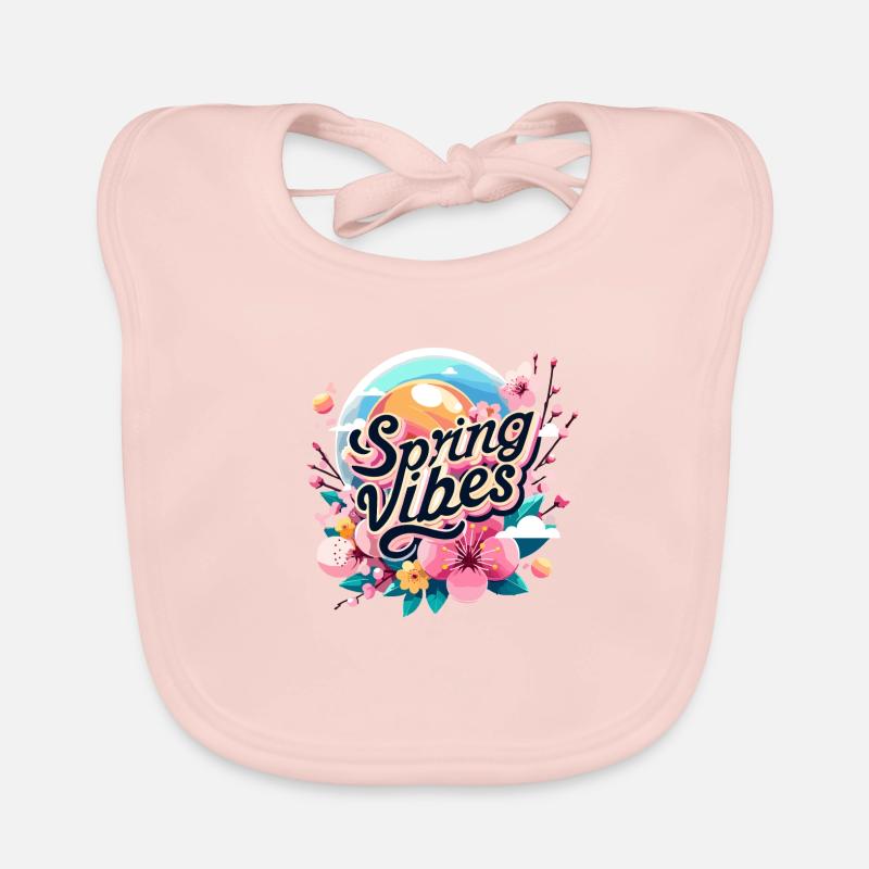 Spring Vibes Spring Awakening Organic Baby Bibs