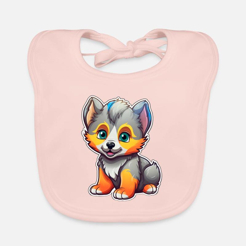 Chien mignon Bavoir bio Bébé