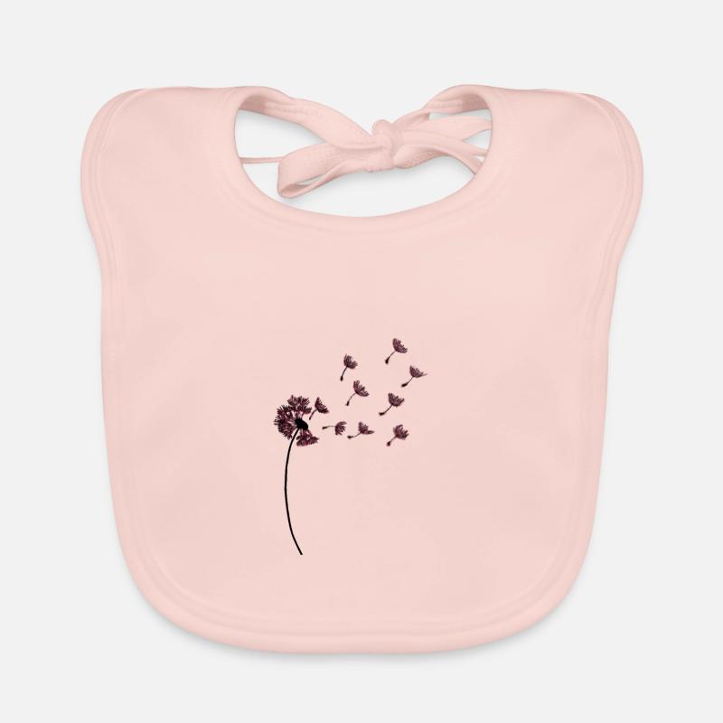 Pusteblume Graphiques Bavoir bio Bébé