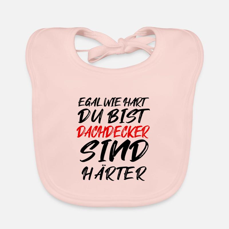 Ich bin Dachdecker Baby Bio-Lätzchen