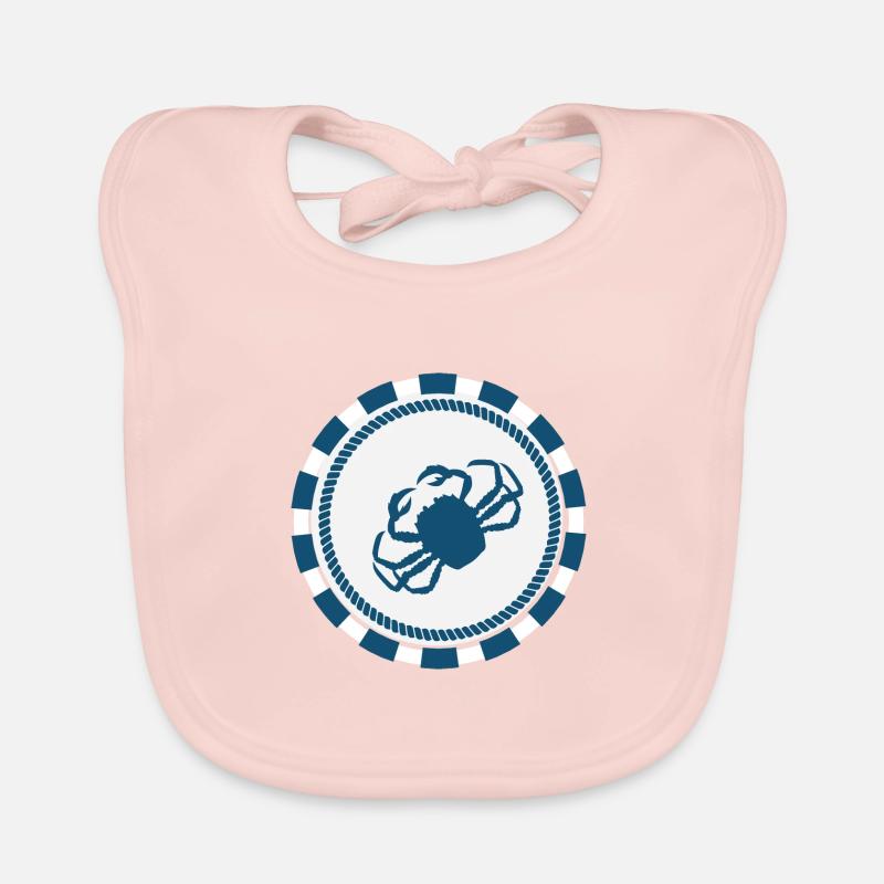 crab Organic Baby Bibs
