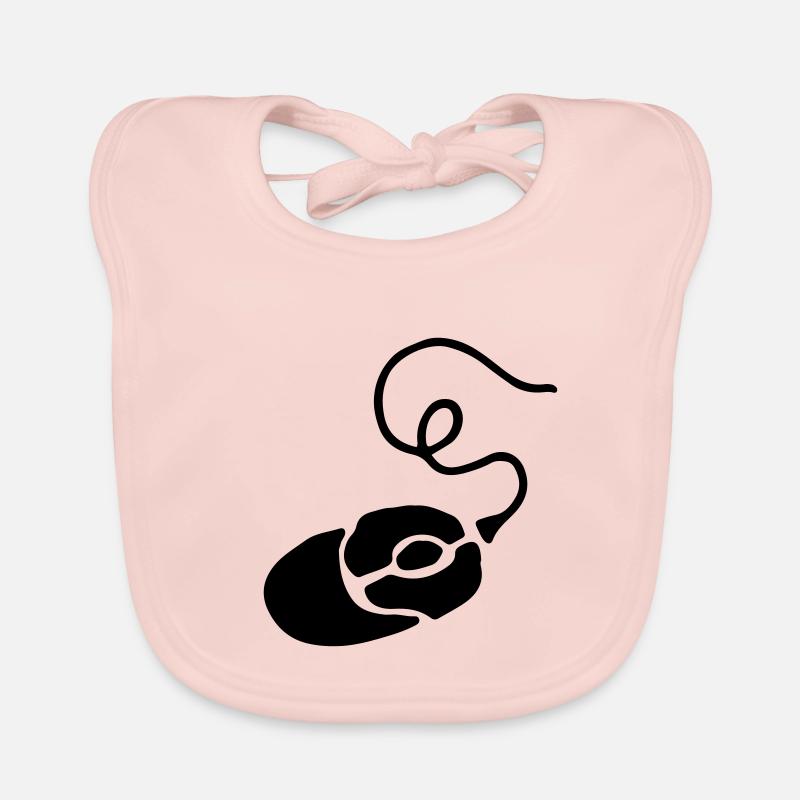 Gamer Geschenk Maus / Mouse - PC Baby Bio-Lätzchen