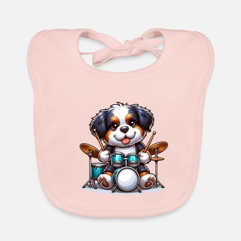 Bouvier bernois chiot batteur batteur batteur batteur Bavoir bio Bébé