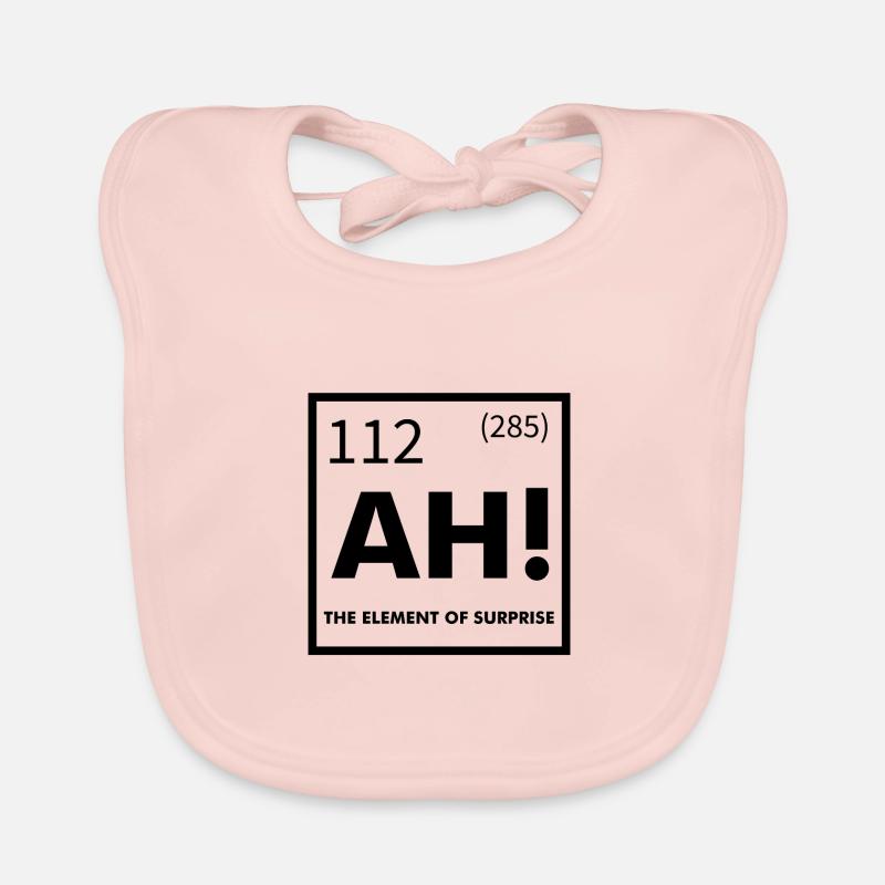 Nerd nerds chemistry ah! Funny Organic Baby Bibs