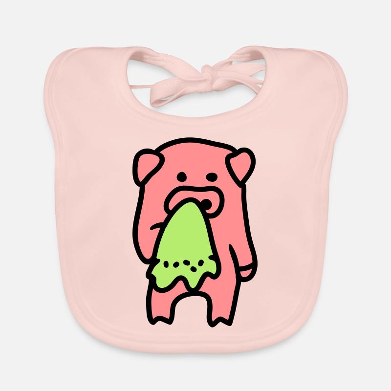 Pig sad / sick 3 Organic Baby Bibs