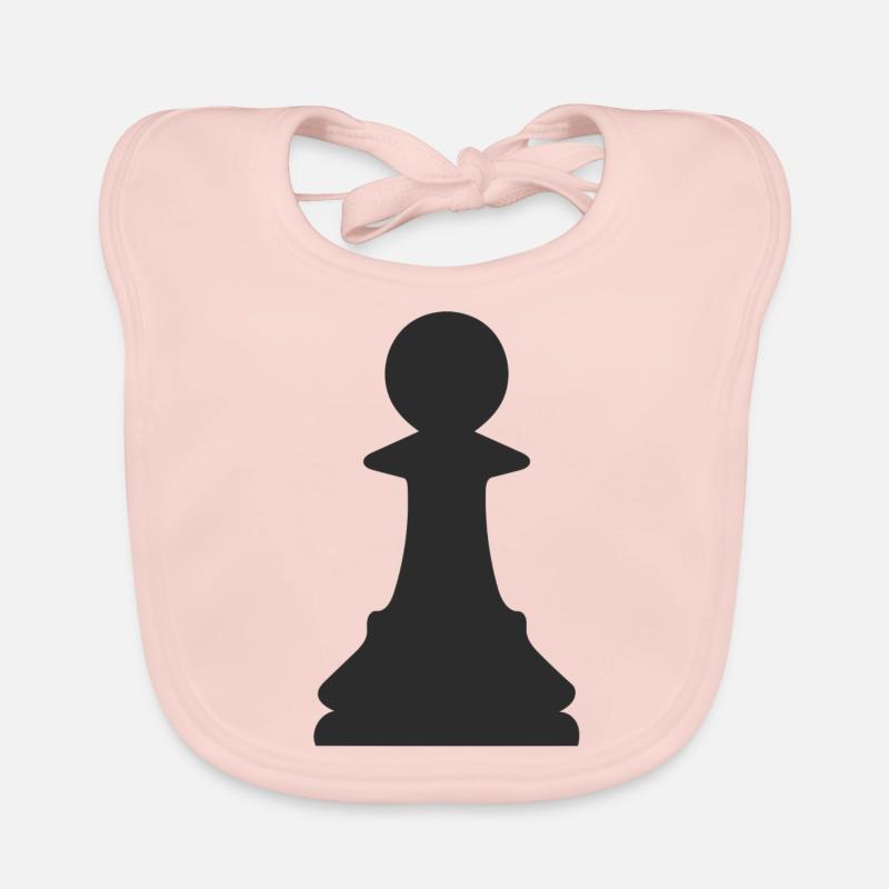 puce d'échecs Bavoir bio Bébé