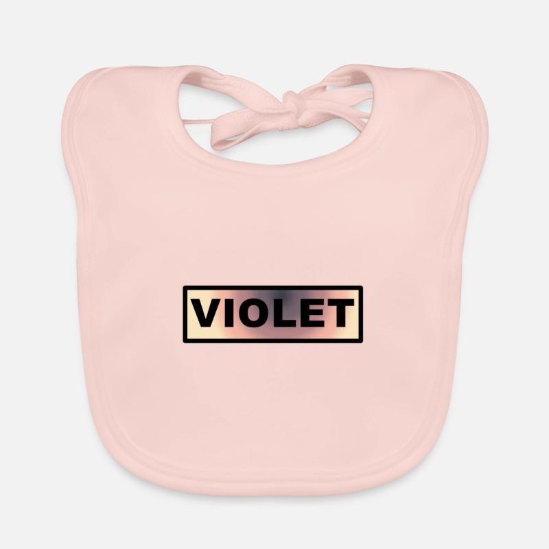 Violet Organic Baby Bibs