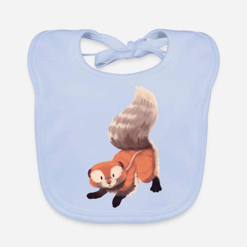 Erdhörnchen Illustration Baby Bio-Lätzchen