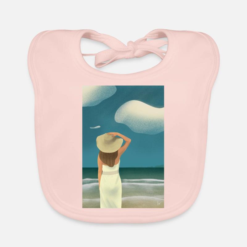 Plage d’été Bavoir bio Bébé