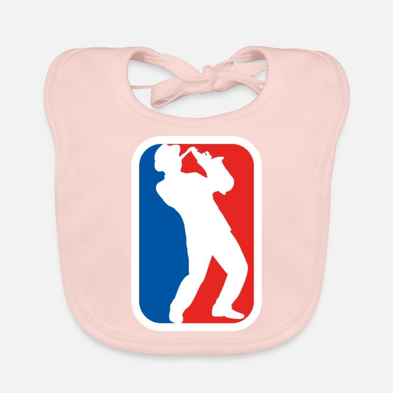 Musician saxophone Organic Baby Bibs