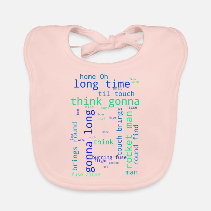 Rocket Man Baby Bio-Lätzchen