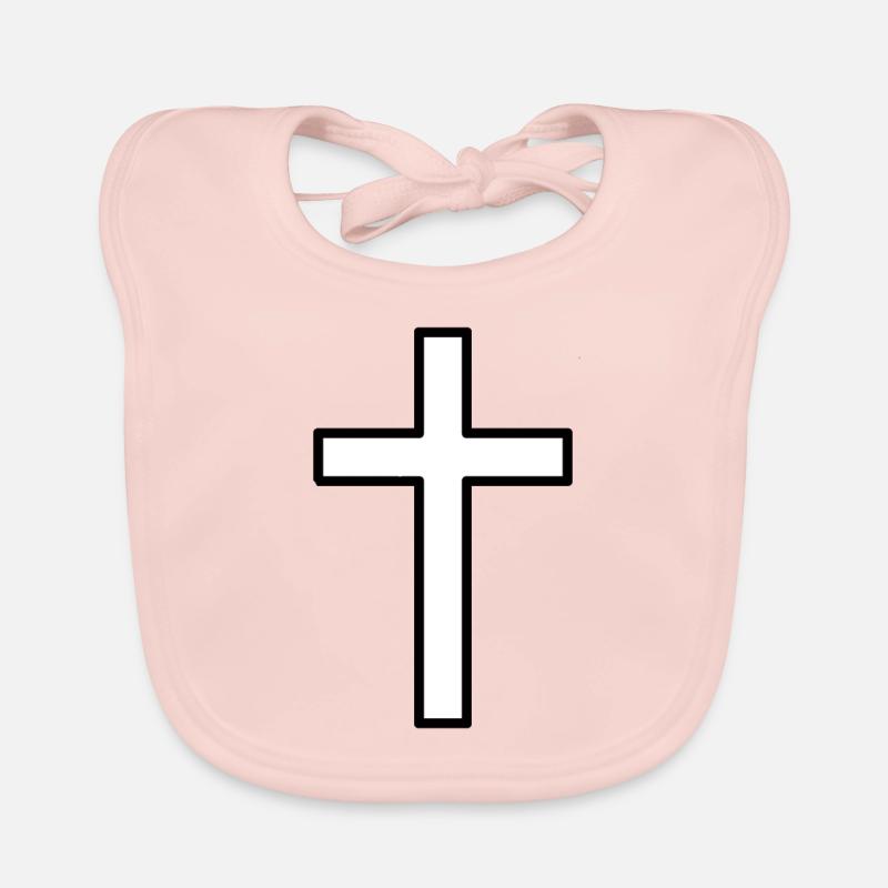 simple chic cross Organic Baby Bibs