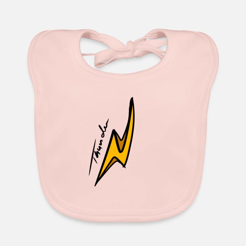 Thunder - Lightning Organic Baby Bibs