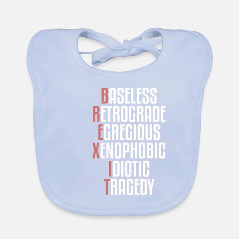 Brexit, British Exit, EU exit, referendum Organic Baby Bibs