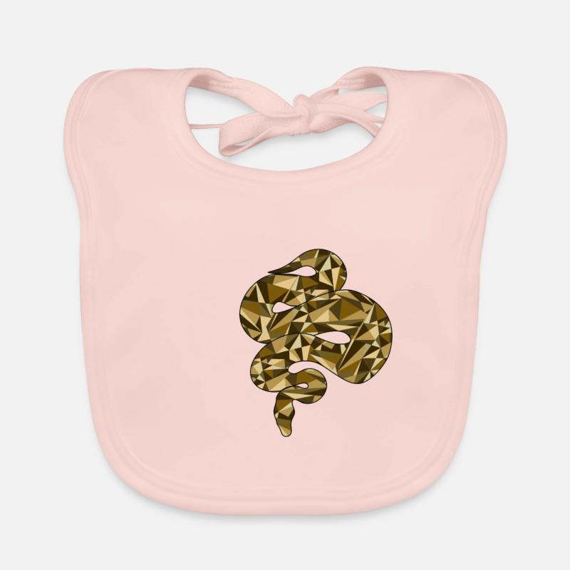 Ball Python Gift Snake Lover Funny Baby Bio-Lätzchen