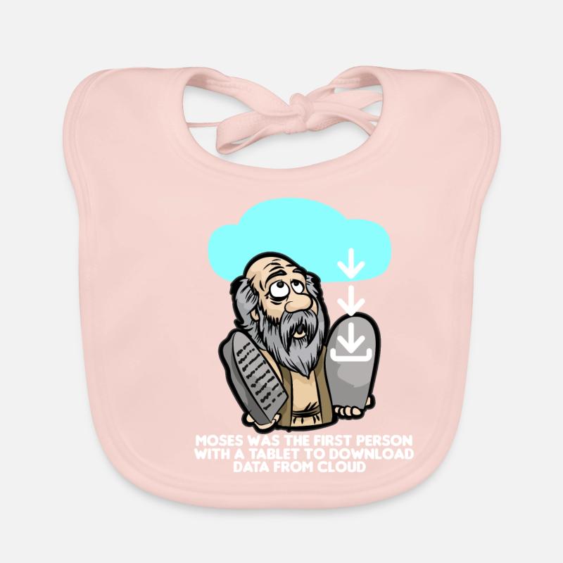 DOWNLOAD MOSES Cloud Computing IT Computer Scientist Organic Baby Bibs