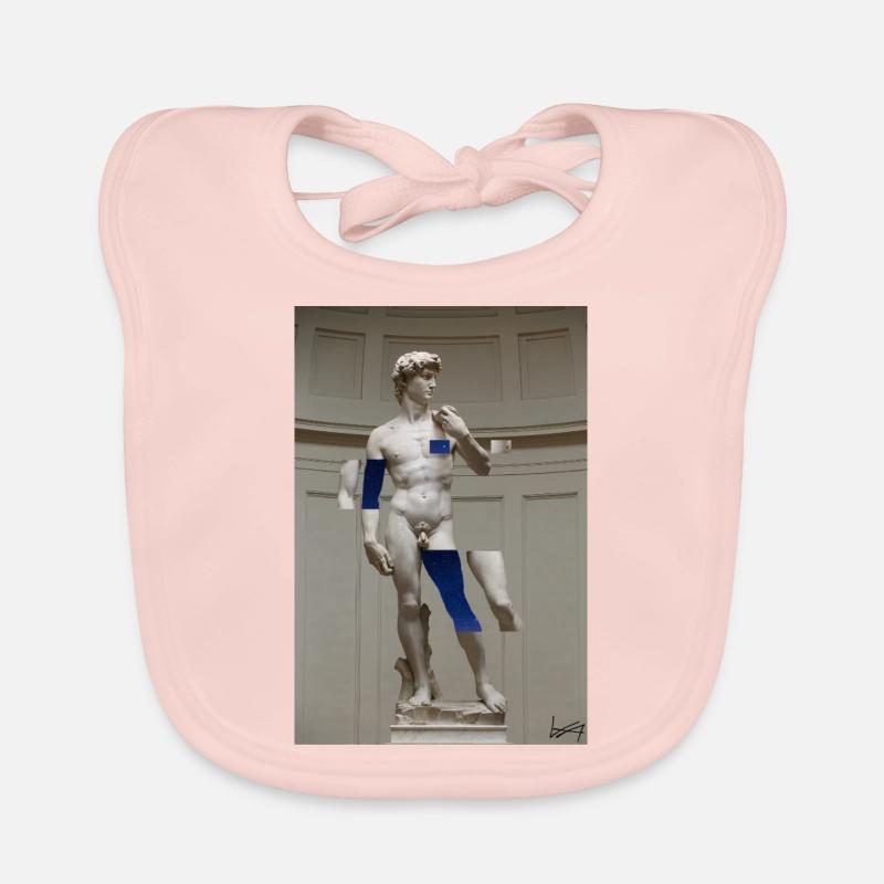 David Michelangelo Sternenhimmel - Baby Bio-Lätzchen - Rose
