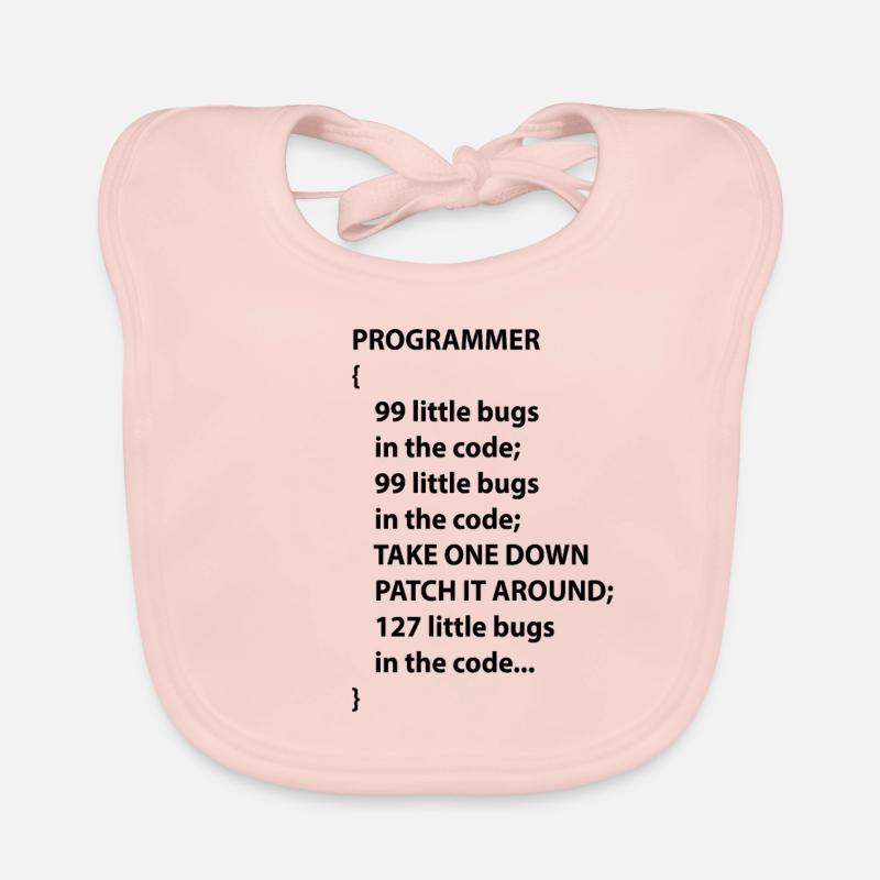Code programmeur cadeau développeur développeur de bugs Bavoir bio Bébé