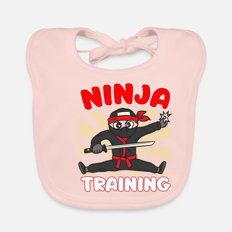 NINJA IN TRAINING Baby Bio-Lätzchen