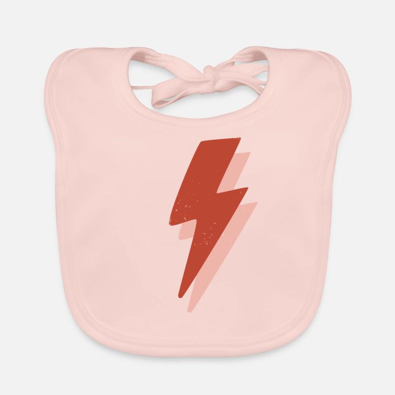 Blitz Flash in pink Organic Baby Bibs