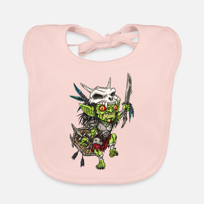 GOBLIN WARRIOR Organic Baby Bibs