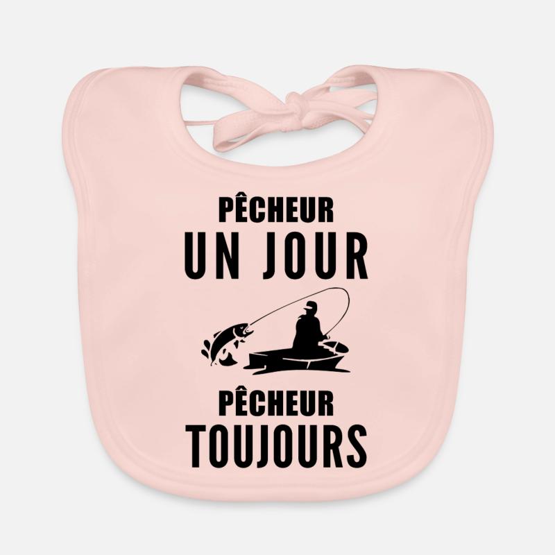 Pêcheur / humour pêche Bavoir bio Bébé