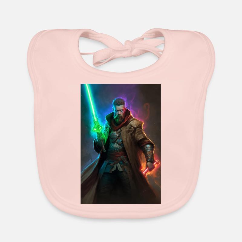 Lichtschwert Baby Bio-Lätzchen