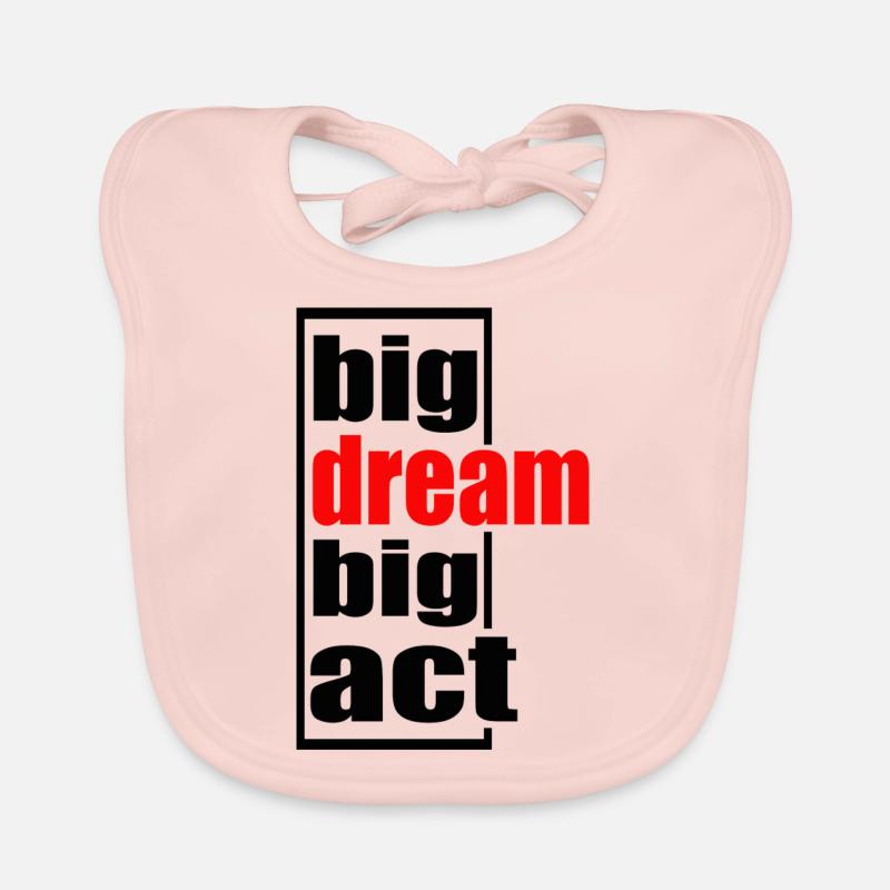 big bream big act Bavoir bio Bébé