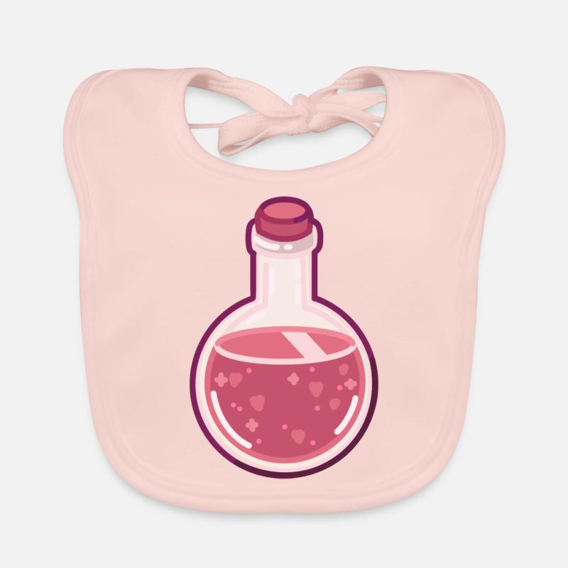 POTION ROSE Bavoir bio Bébé