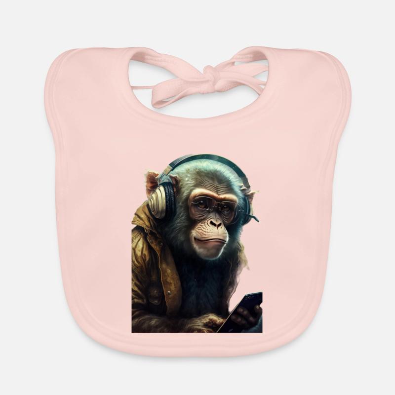 Affe Baby Bio-Lätzchen